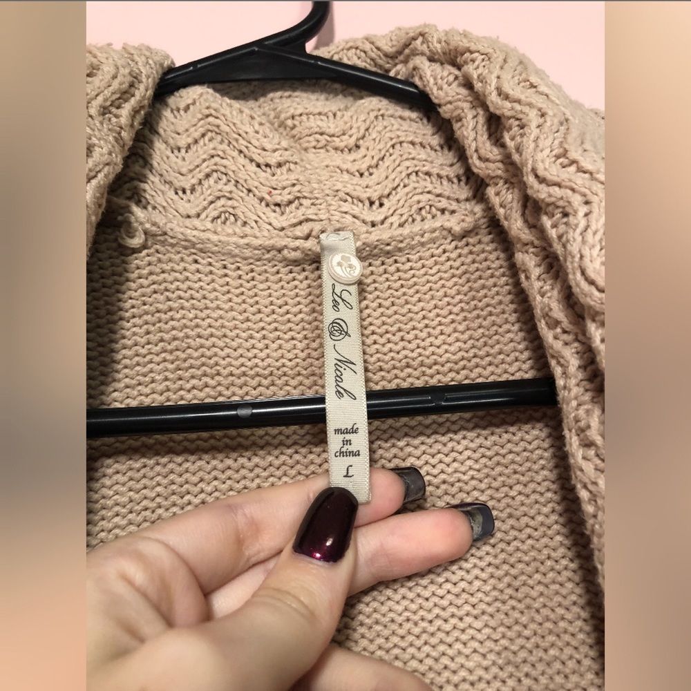 Long Tan Cardigan - Picture 3 of 4